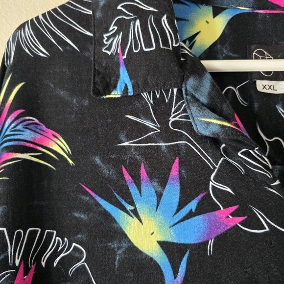 ORIGINAL USE Tropical Button Down Shirt Mens Tops Collared Casual Wear Size XXL - Picture 7 of 12